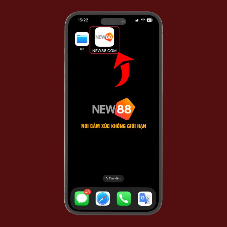 Cài đặt new88 thành công trên IOS